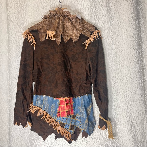 Creepy Scarecrow Child Halloween Costume, Size XL (12-14) - Picture 6 of 12